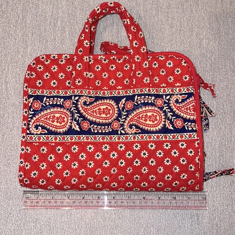 Vera Bradley Large Red Travel Bag Organizer (EUC)